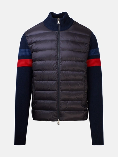 Moncler Maglia + Piuma Blu In Navy