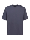 BALENCIAGA COTTON T-SHIRT IN GREY