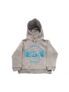 GUCCI KIDS DISCO HOODIE IN GREY