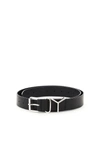Y/PROJECT CLASSIC Y LEATHER BELT,11703445
