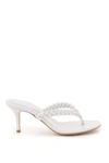 Gianvito Rossi 70mm Tropea Braided Leather Thong Sandal In White (white)