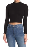 ABOUND MOCK NECK LONG SLEEVE KNIT TOP,439113853218