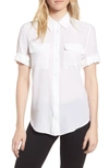 EQUIPMENT SLIM SIGNATURE SHORT SLEEVE SILK SHIRT,884926852291