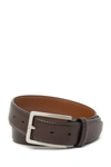 English Laundry Leather Dress Belt In Br