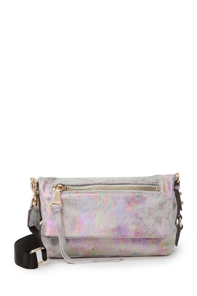 Aimee Kestenberg Zip Me Up Leather Crossbody Bag In Sunrise Metallic