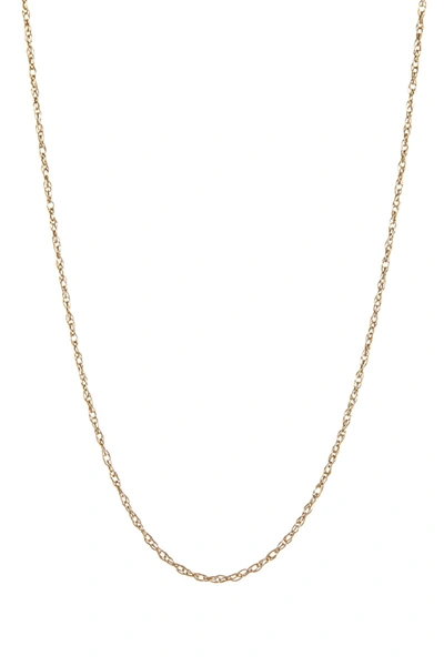 Karat Rush 14k Yellow Gold Rope 16" Chain Necklace
