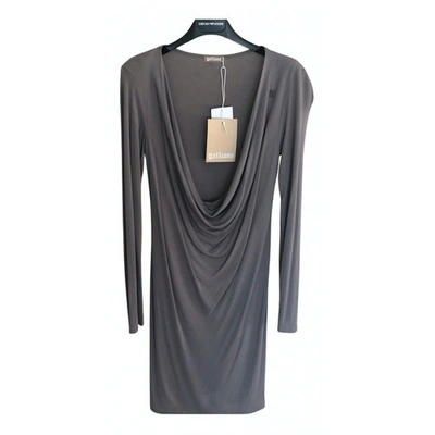 Pre-owned John Galliano Mid-length Dress In Grey