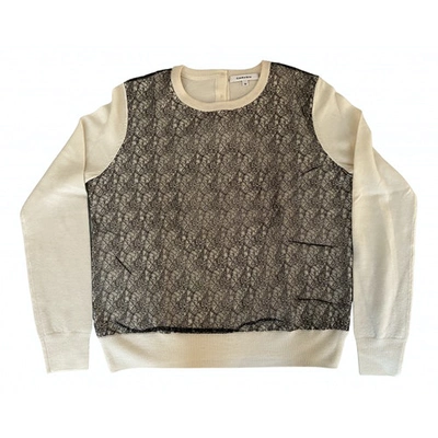 Pre-owned Carven Wool Jumper In White