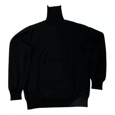 Pre-owned Azzaro Black Wool Knitwear & Sweatshirts