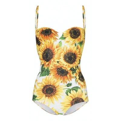 Pre-owned Dolce & Gabbana One-piece Swimsuit In Multicolour