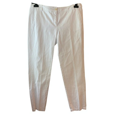 Pre-owned Hartford Chino Pants In White