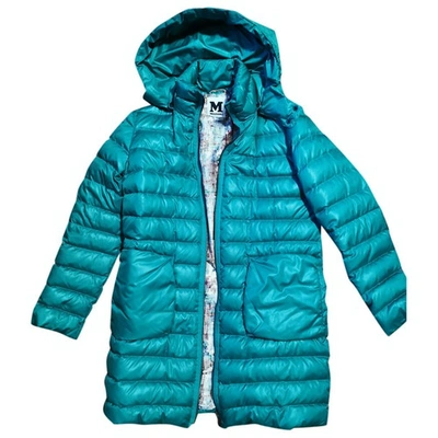Pre-owned M Missoni Puffer In Green