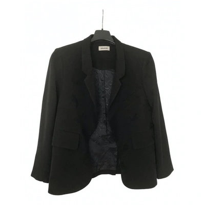 Pre-owned Zadig & Voltaire Black Viscose Jacket