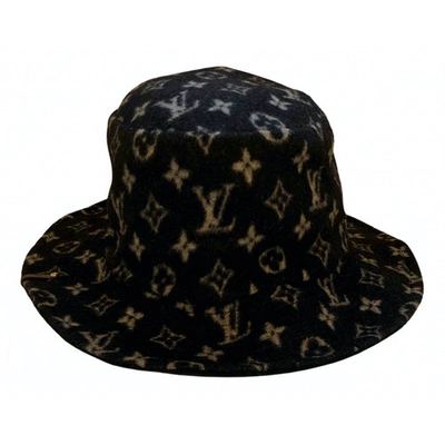 Pre-owned Louis Vuitton Black Wool Hat