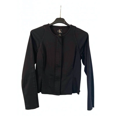 Pre-owned Calvin Klein Short Vest In Black