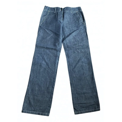 Pre-owned Max Mara Large Jeans In Blue