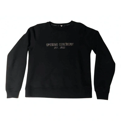 Pre-owned Opening Ceremony Black Cotton  Top