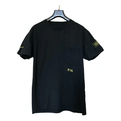 Pre-owned Rta Black Cotton T-shirt