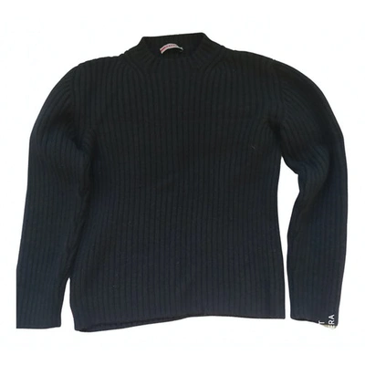 Pre-owned Prada Navy Wool Knitwear & Sweatshirts