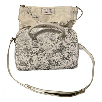 Pre-owned Maison Margiela Silver Leather Handbag