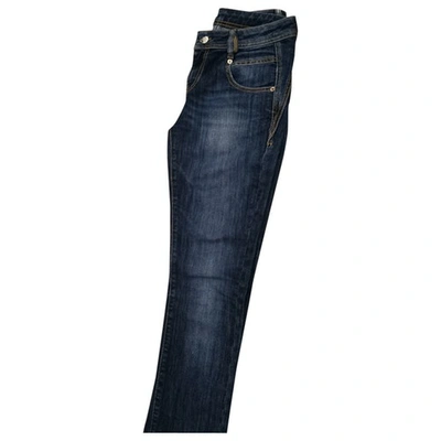 Pre-owned Iceberg Blue Denim - Jeans Jeans