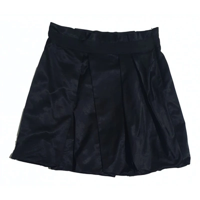 Pre-owned Club Monaco Mid-length Skirt In Black