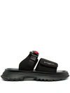 GIVENCHY GIVENCHY MEN'S BLACK POLYAMIDE SANDALS,BH3016H0SB001 40