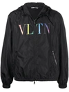 VALENTINO VALENTINO MEN'S BLACK POLYAMIDE OUTERWEAR JACKET,VV3CI368DMA20T 50