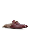 GUCCI SHEARLING-LINED PRINCETOWN SLIPPERS,16326637