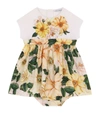 DOLCE & GABBANA KIDS FLORAL DRESS AND BLOOMERS SET (3-30 MONTHS),16333372
