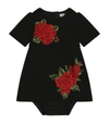 DOLCE & GABBANA KIDS ROSE DRESS AND BLOOMERS (3-30 MONTHS),16334101