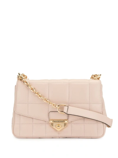 Michael Michael Kors Soho Large Quilted Leather Chain Shoulder Bag In Pink