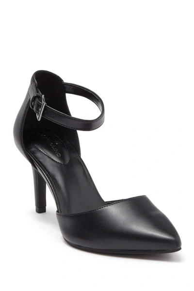 Bandolino Pointed Toe High Heel Sandal In Blkll
