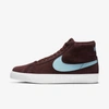 Nike Sb Zoom Blazer Mid Skate Shoe In Mystic Dates,mystic Dates,glacier Ice