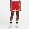 NIKE FLY CROSSOVER BIG KIDS' (GIRLS') BASKETBALL SHORTS,13060915