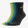 Nike Everyday Plus Cushioned Training Ankle Socks In Multi-color