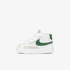 Nike Blazer Mid '77 Baby/toddler Shoe In White,pine Green,black,pine Green