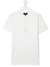 EMPORIO ARMANI TEEN EMBROIDERED-LOGO T-SHIRT