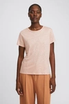 Filippa K Hazel Linen Tee In Natural Beige