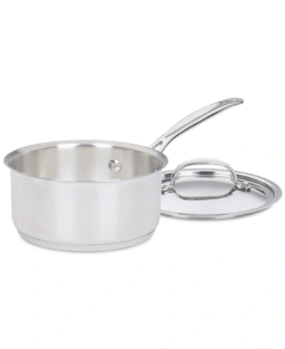 Cuisinart Chef's Classic Stainless Steel 1-qt. Covered Saucepan