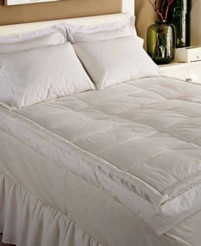 Blue Ridge 233 Thread Count Cotton 5 Inch Gusseted Twin Featherbed In White
