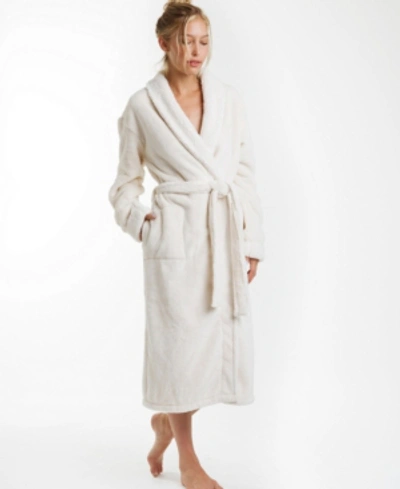 Igh Global Corporation Keila Sherpa Fleece Robe Bedding In Cream