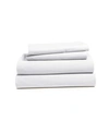 ADDY HOME FASHIONS ADDY HOME 4- PIECE SOLID COTTON PERCALE SHEET SET, KING BEDDING