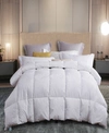 MARTHA STEWART 95%/5% WHITE FEATHER & DOWN COMFORTER, TWIN, CREATED FOR MACY'S