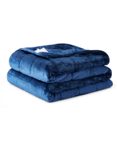 Sutton Home Weighted Blanket Or Comforter 33lbs, King Bedding In Navy