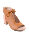 Gc Shoes Women's Kimora Knot Detail Block Heel Dress Sandals In Tan