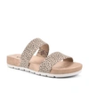 Cliffs By White Mountain Tahlie Slide Sandal In Natural Cheetah