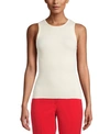 ANNE KLEIN RIBBED SLEEVELESS TOP