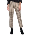 Sanctuary Carnaby Houndstooth Cropped Pants In Glenwood Plaid