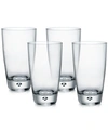 Bormioli Rocco Luna Set Of 4 Highball Glasses In Clear